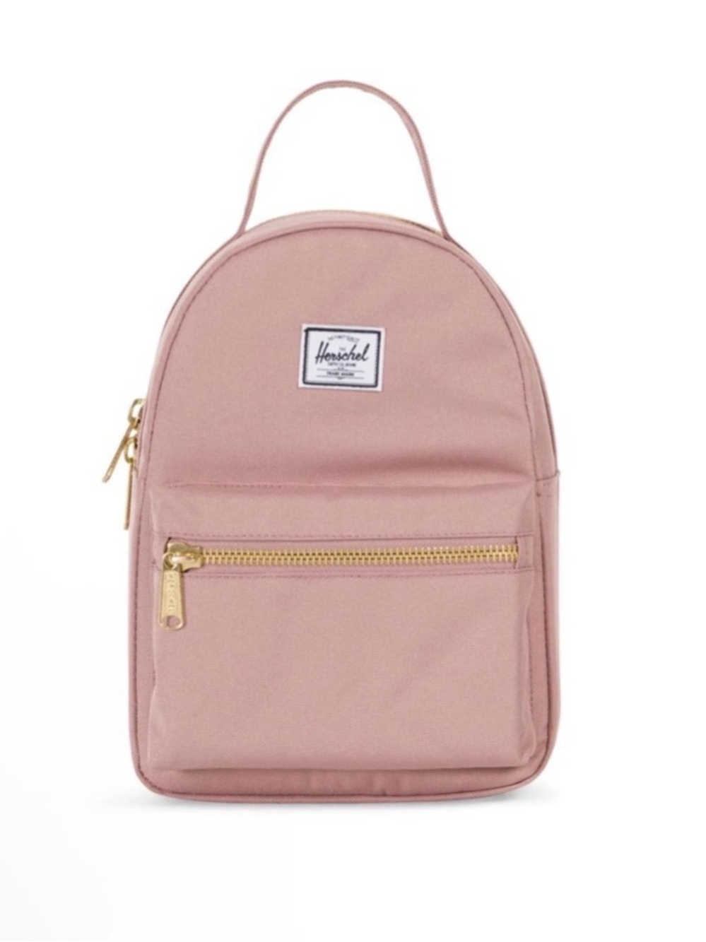 Herschel Supply Company Blush Pink Mini Backpack with Gold Hardware